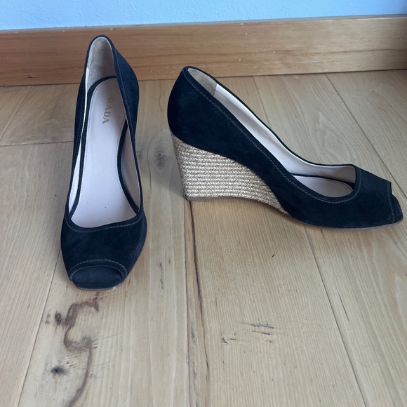 Prada wedge shoes - Picture 1 of 3